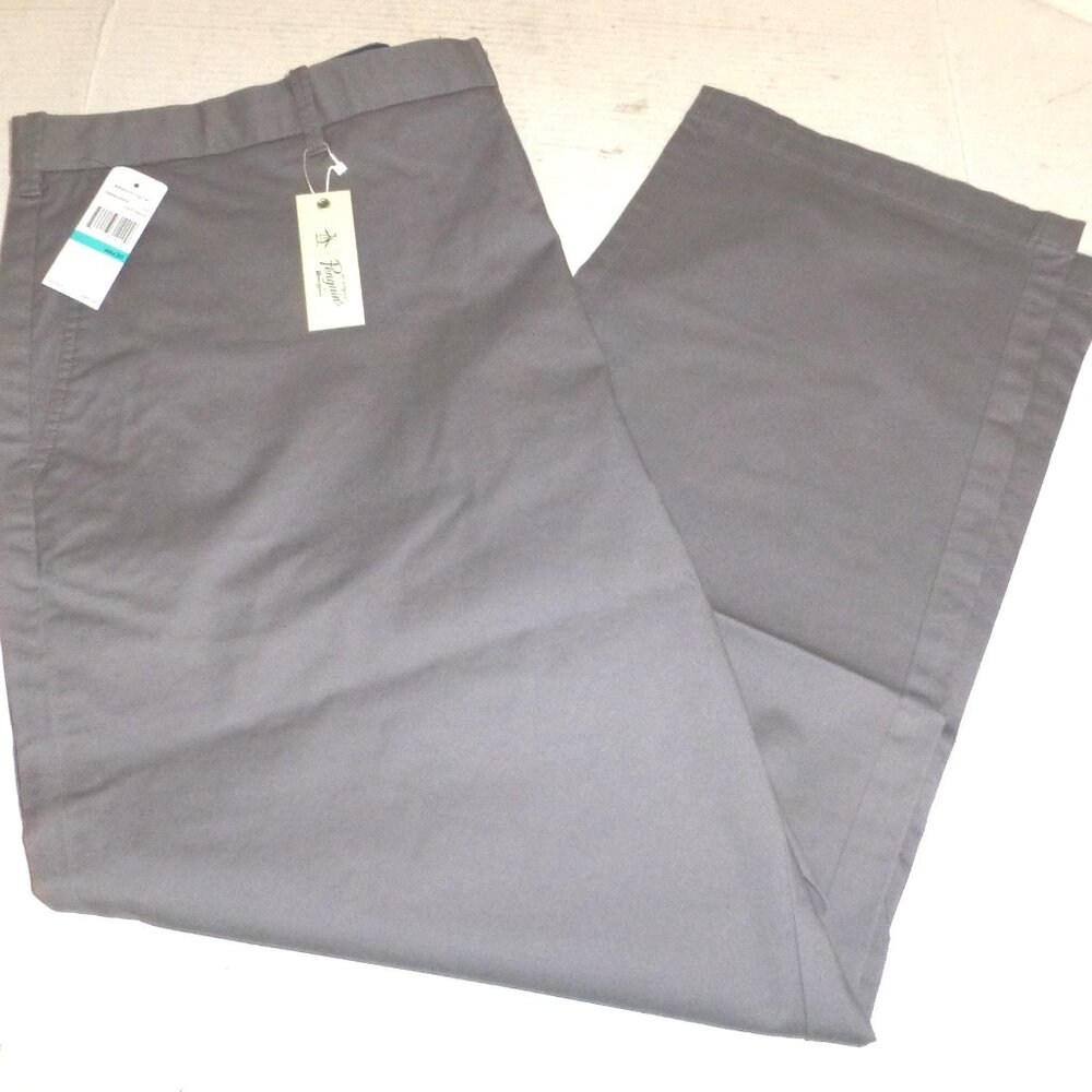 Penguin by Munsingware Men's Stretch Slim Fit Pants Size: 46x30 Color Castlerock